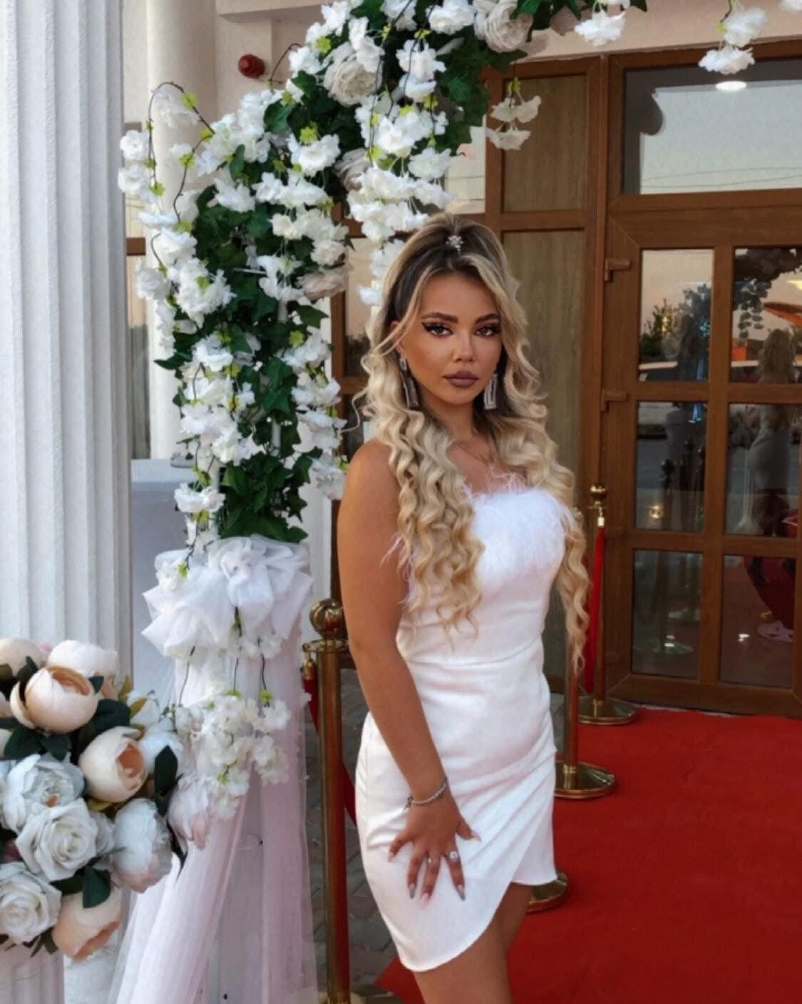 Abito Aniela bianco/nero